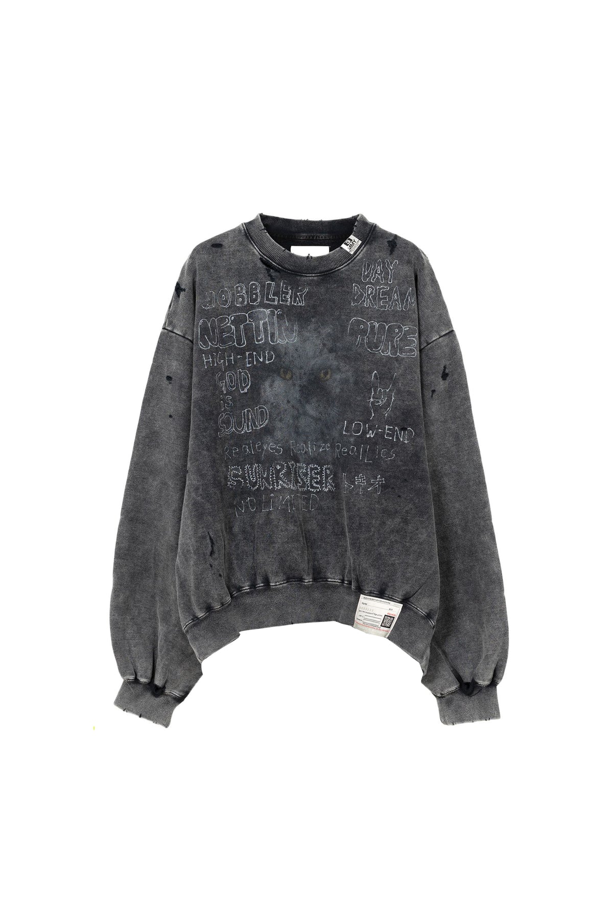 DISTRESSED PO / BLK