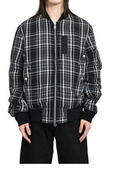 FLANNEL FLIGHT JACKET / BLK X BLK 