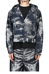 TAAKK DENIM HOODIE / ONE WASH