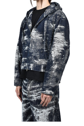 TAAKK DENIM HOODIE / ONE WASH