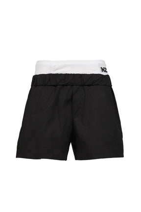 COTTON DOUBLE BOXERS / BLK