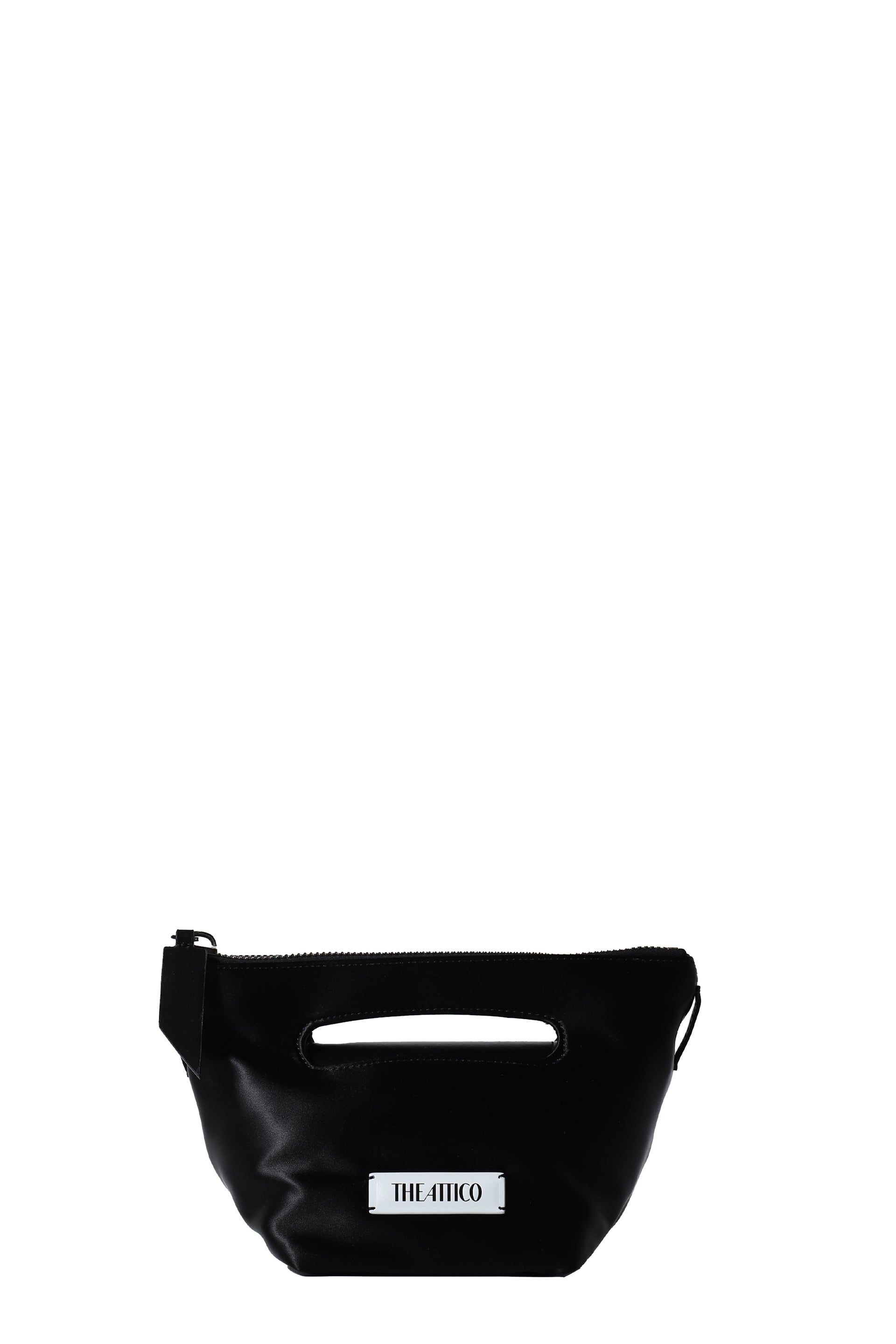 THE ATTICO VIA DEI GIARDINI 15' TOTE BAG / BLK