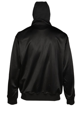 HOOD CAP TRACK JACKET / BLK BLK