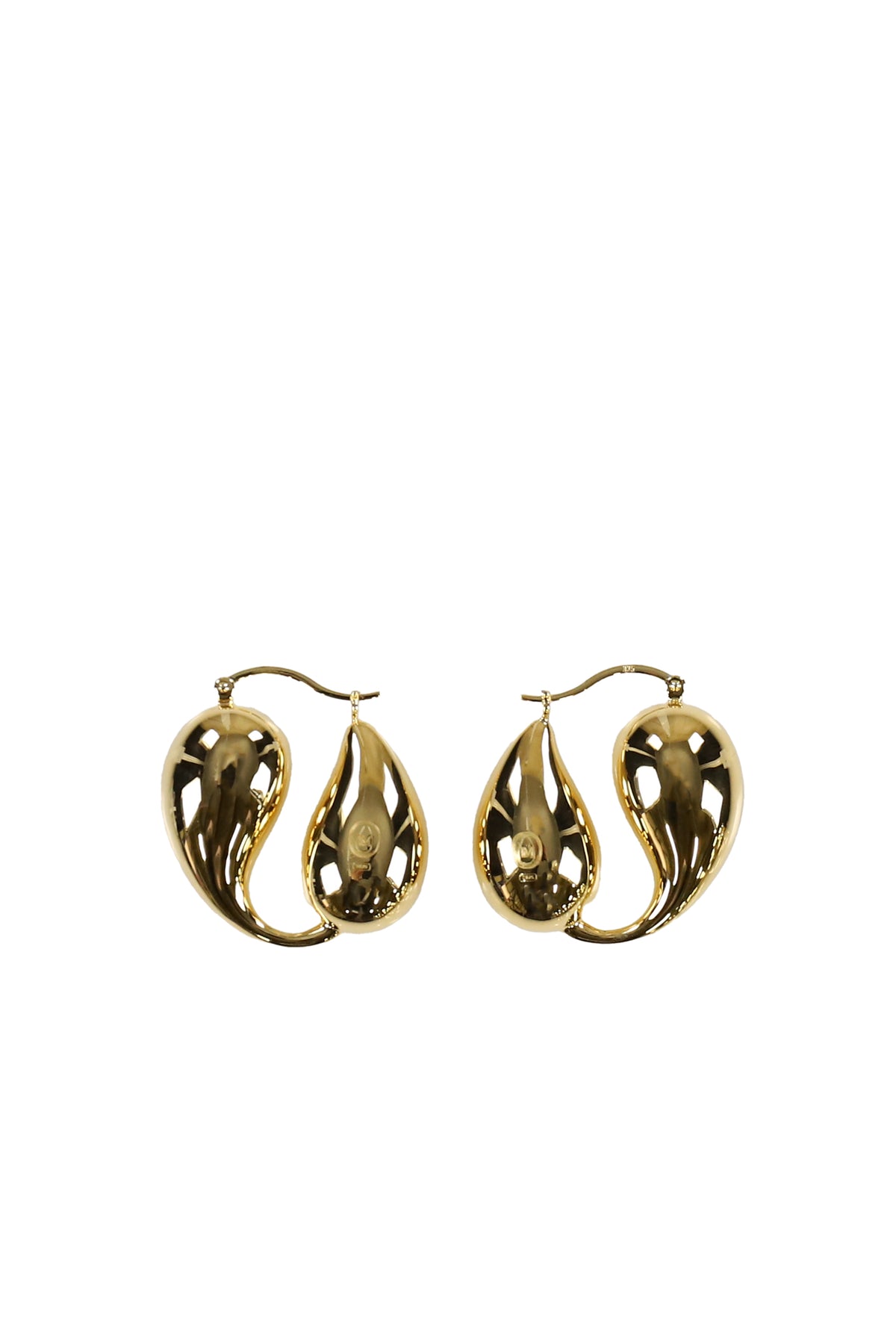 QUOTE HOOP EARRING / GOLD