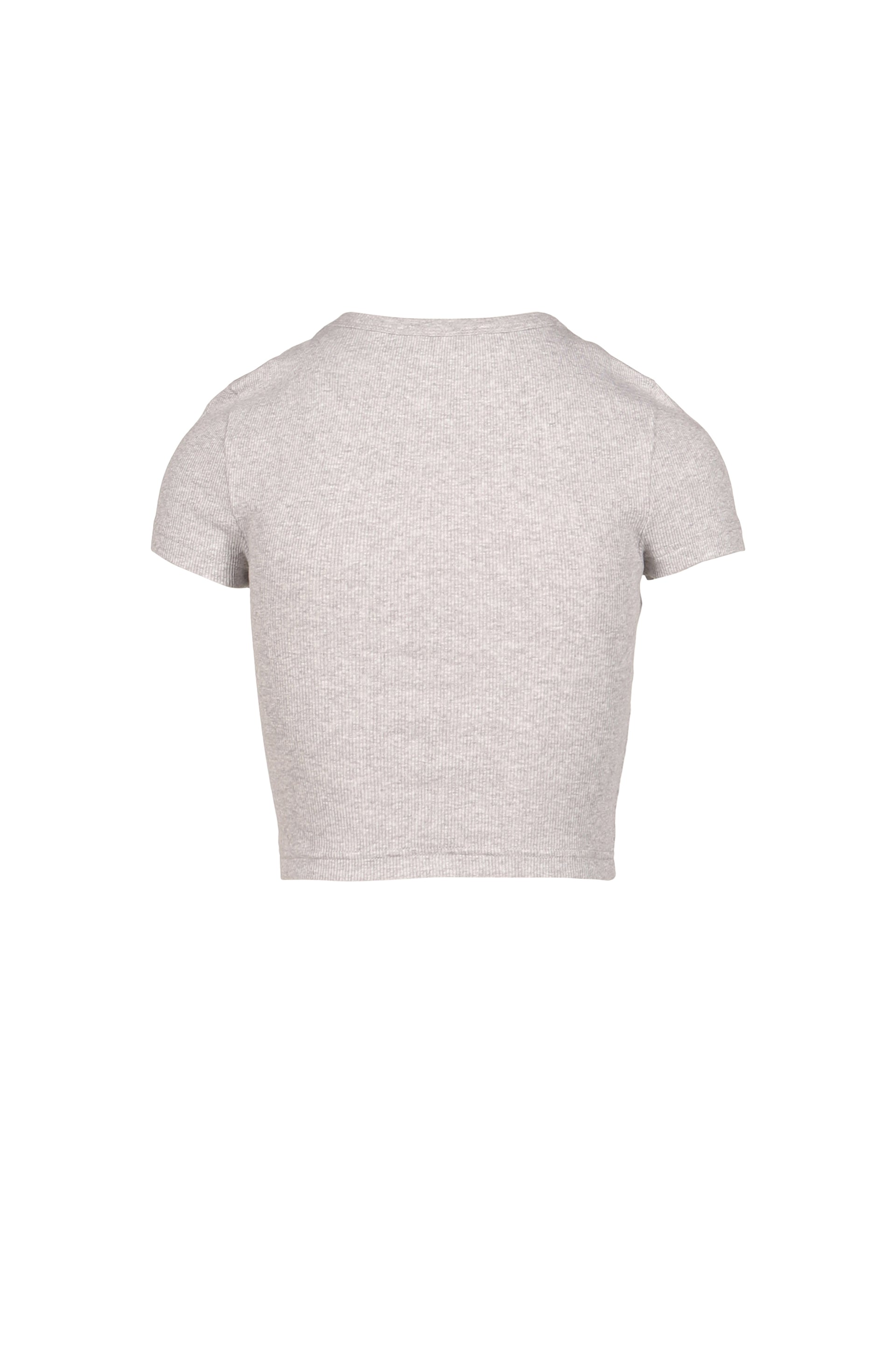 SIGNATURE LOGO RIBBED BABY TEE / GRY
