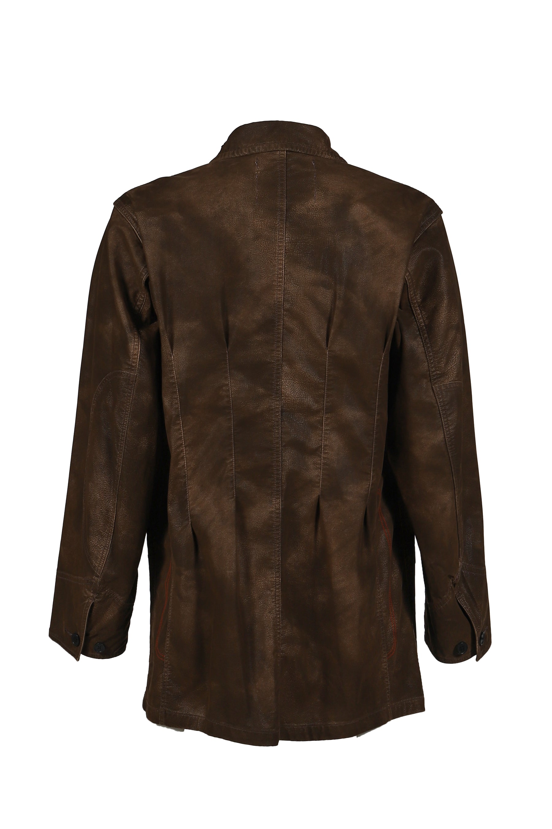 ARTIFICIAL LEATHER HUNTING JACKET / BRW 