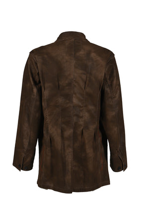 ARTIFICIAL LEATHER HUNTING JACKET / BRW 