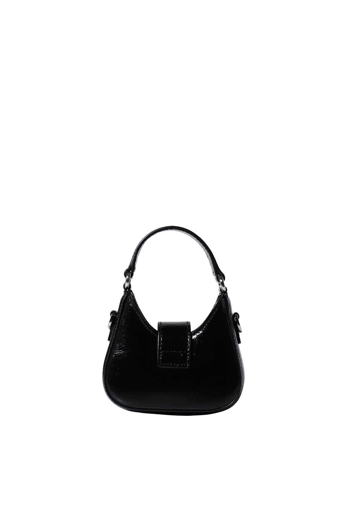 RIBBON MINI HOBO BAG / BLK