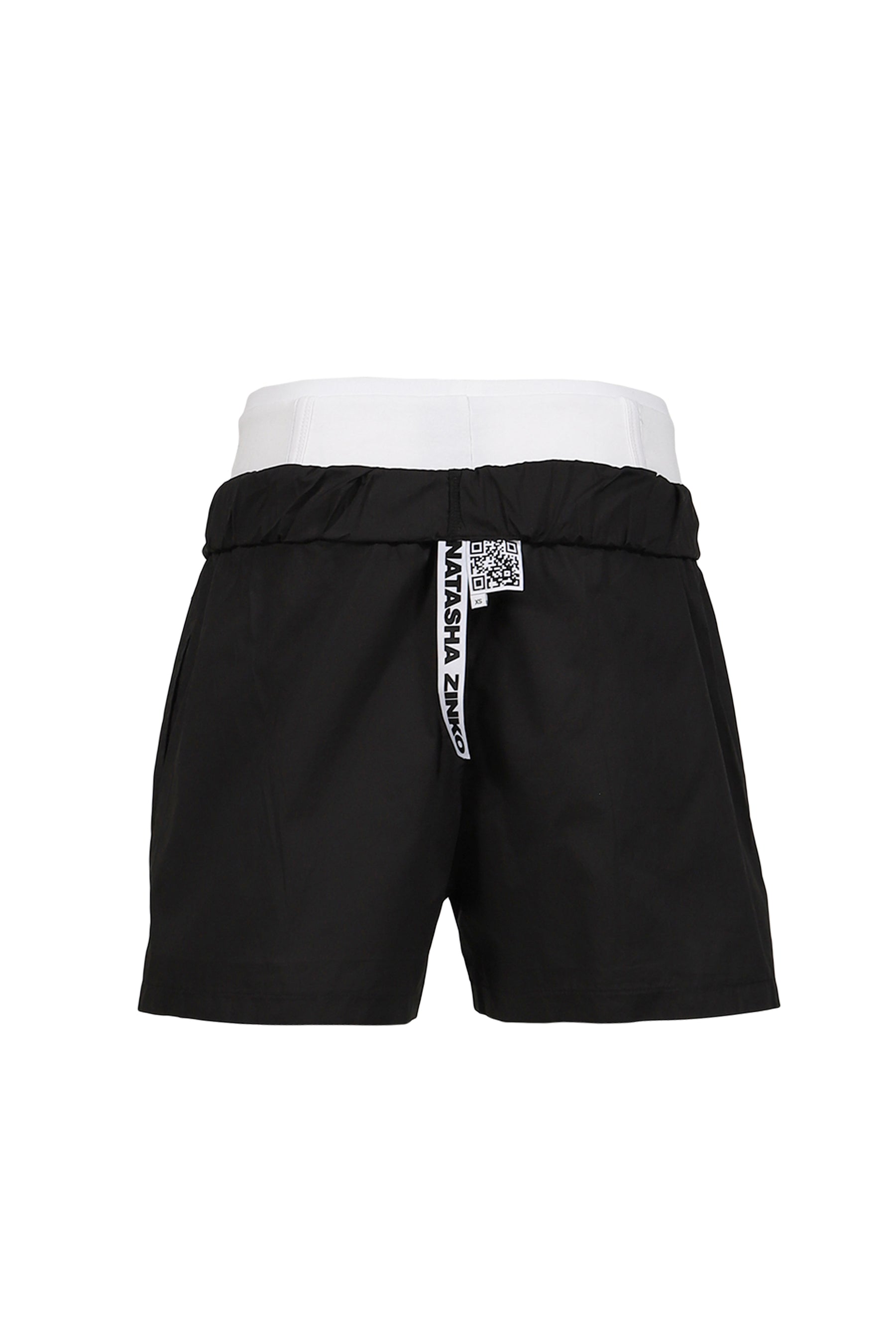 COTTON DOUBLE BOXERS / BLK