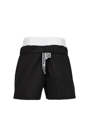 COTTON DOUBLE BOXERS / BLK
