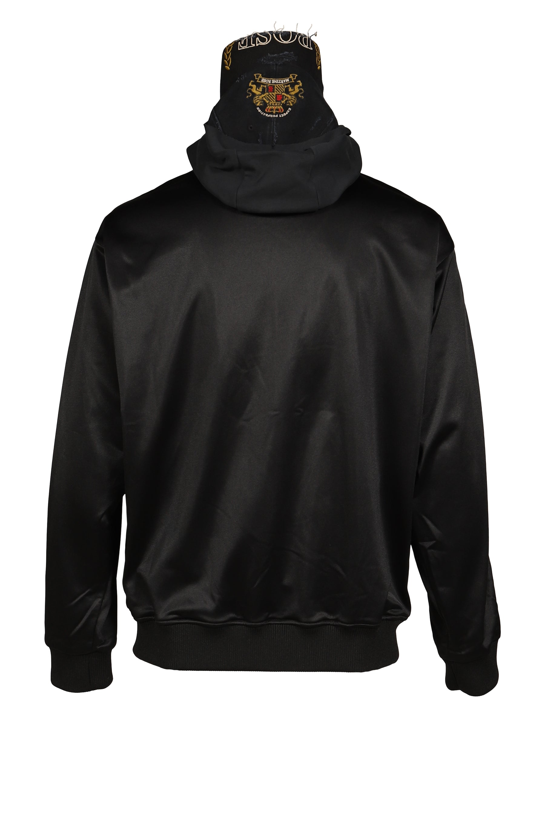 HOOD CAP TRACK JACKET / BLK BLK