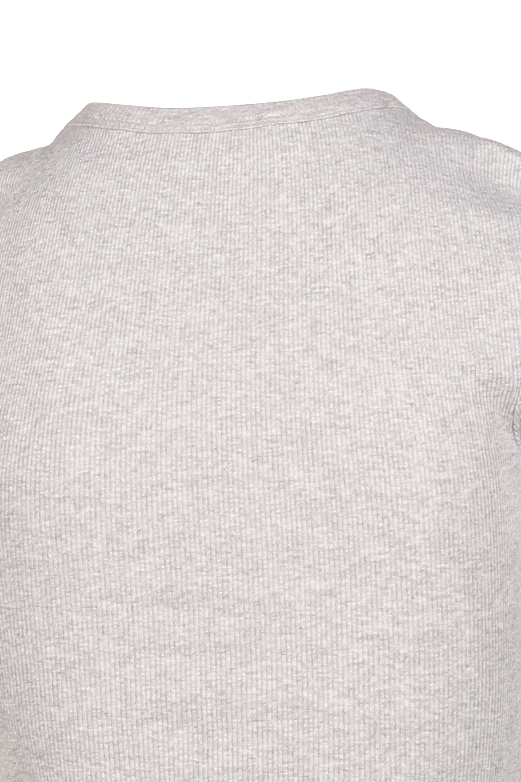 SIGNATURE LOGO RIBBED BABY TEE / GRY