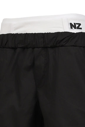 COTTON DOUBLE BOXERS / BLK