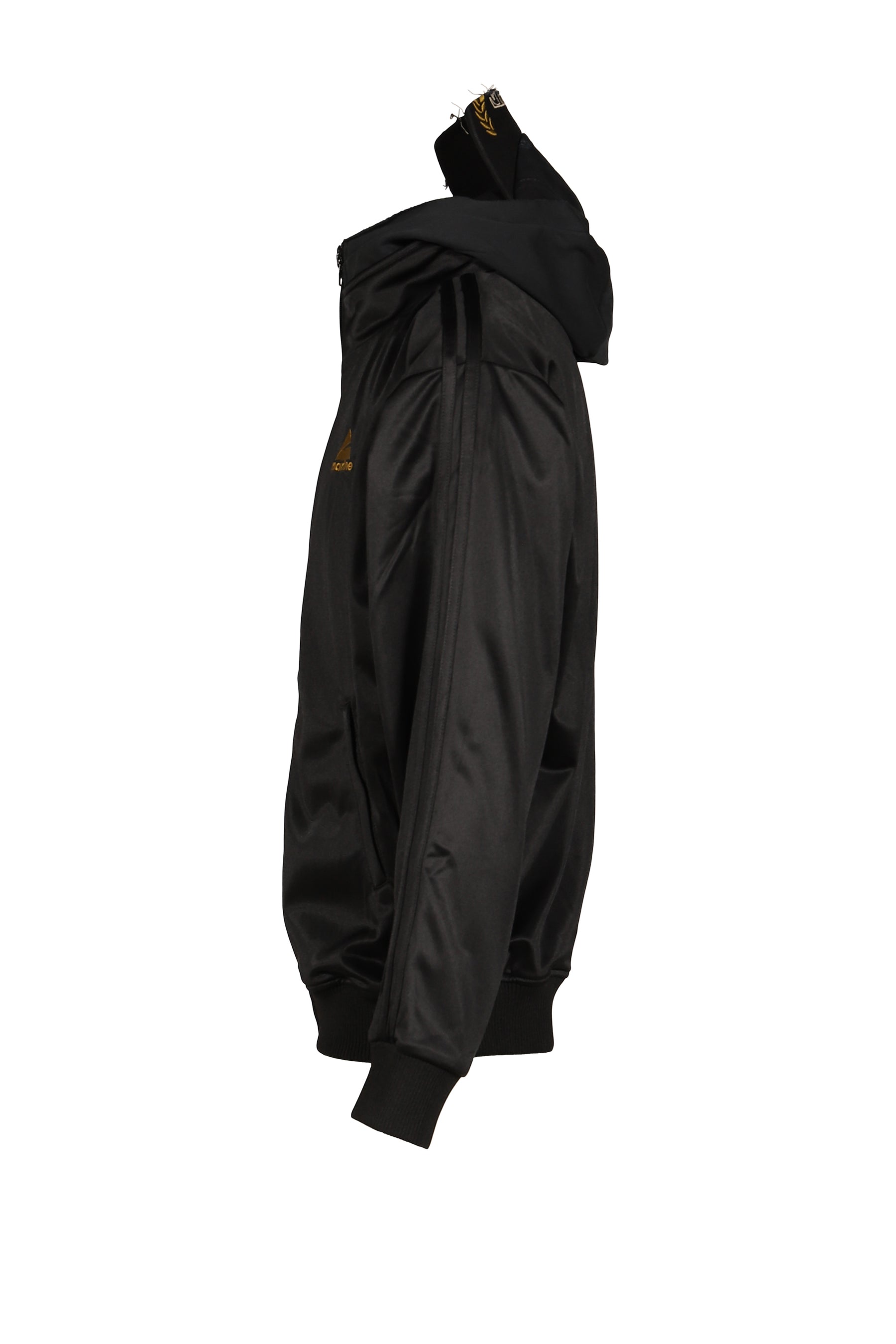 HOOD CAP TRACK JACKET / BLK BLK