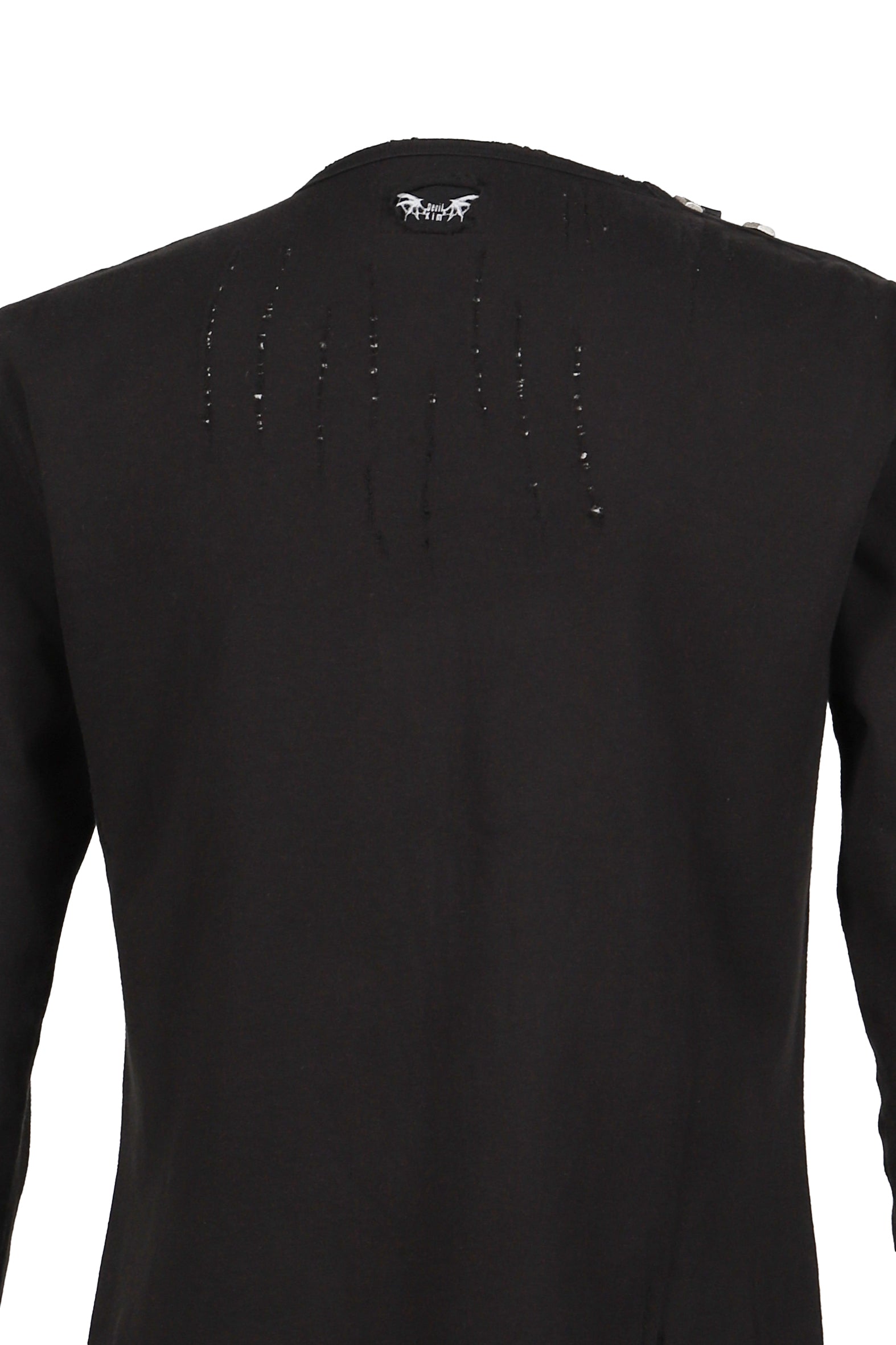 WOUND ZIP LONG SLLEVE / BLK