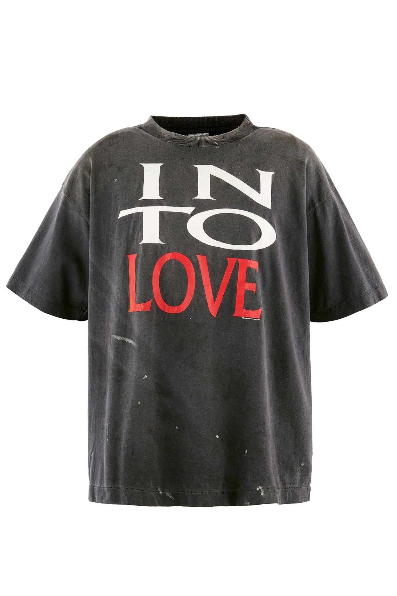 SS T-SHIRT/IN TO LOVE / BLK