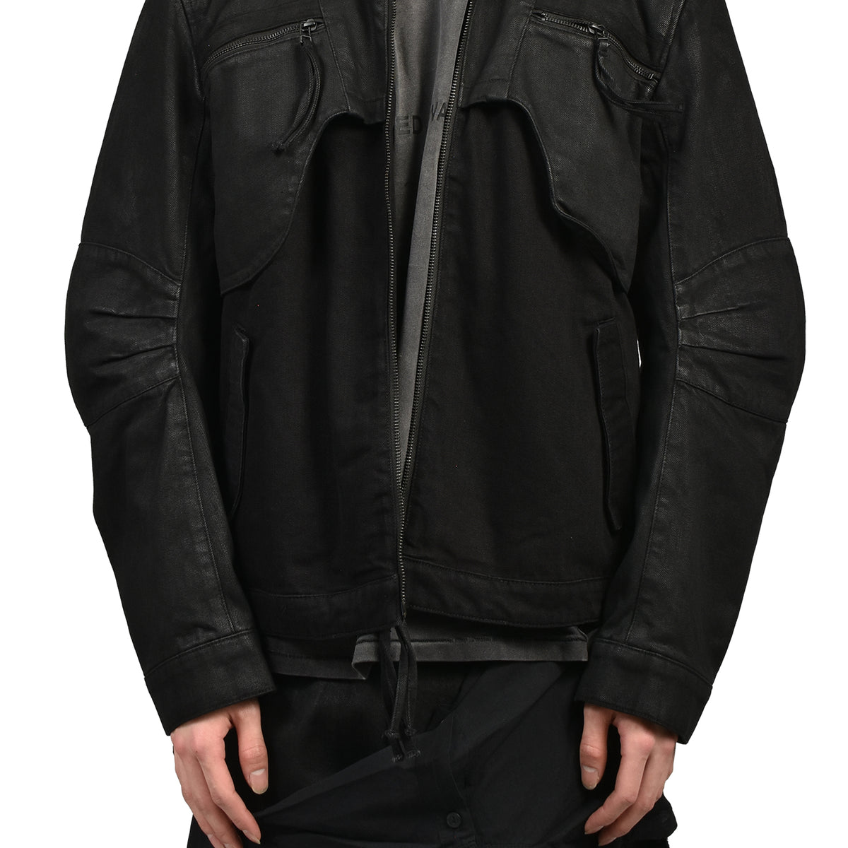 ジャケット・アウター Troubled waters AVIATOR JACKET S Troubled Waters SS26 AVIATOR JACKET / BLK - NUBIAN