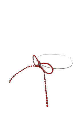 BIG RIBBON HAIRBAND / RED