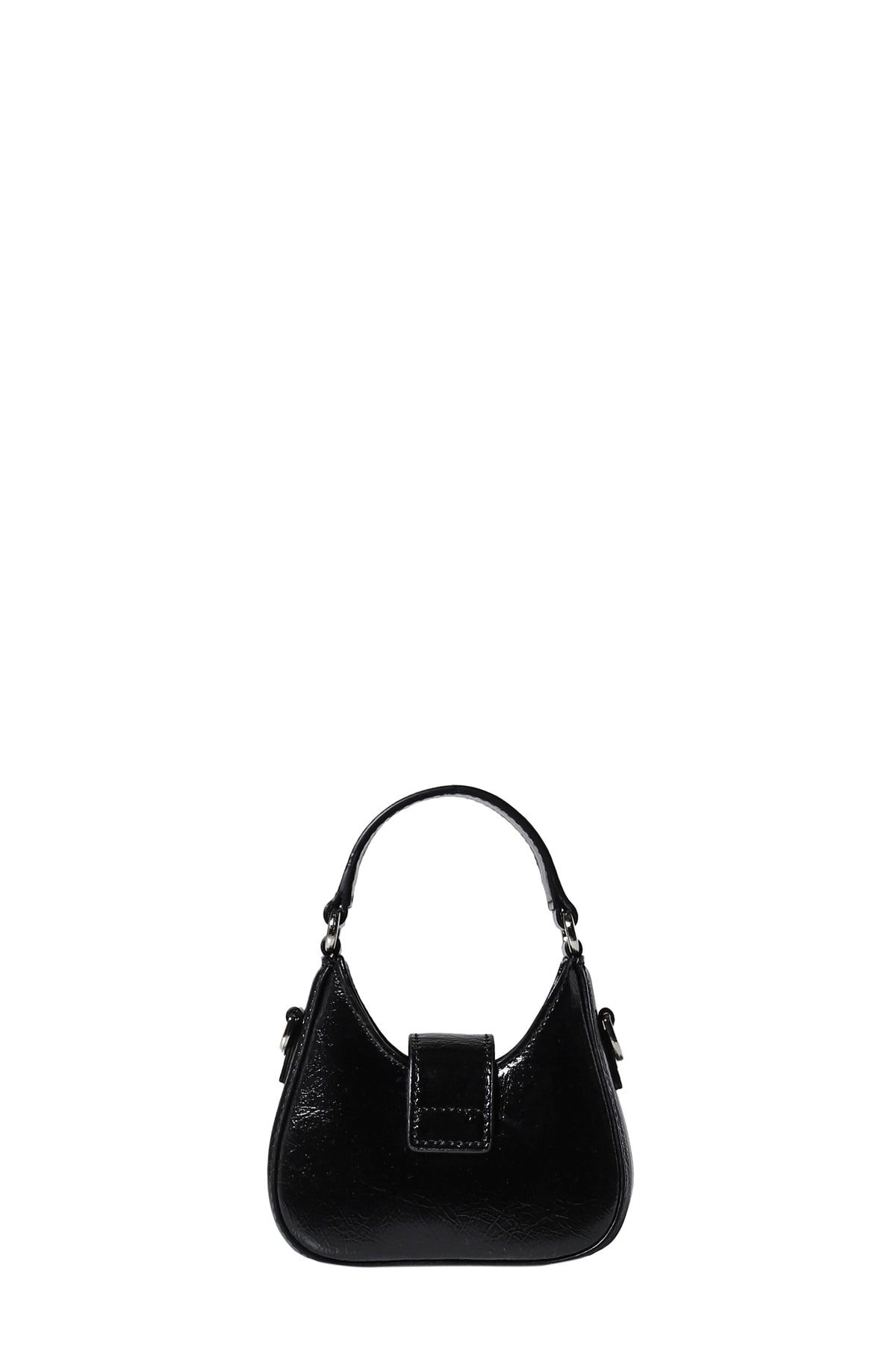 RIBBON MINI HOBO BAG / BLK