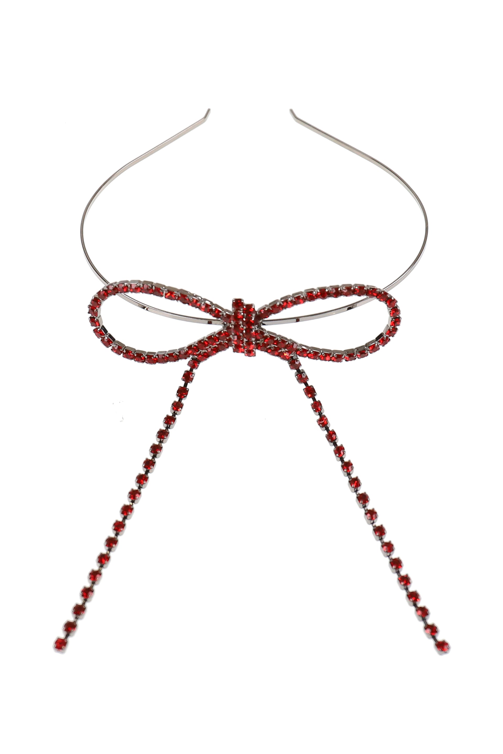 BIG RIBBON HAIRBAND / RED