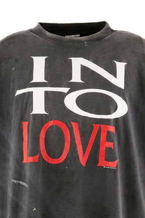 SS T-SHIRT/IN TO LOVE / BLK