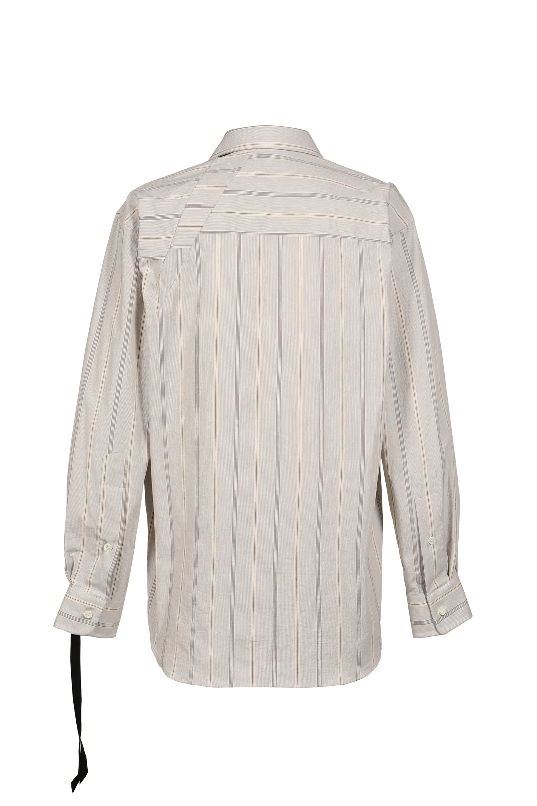 CLASSIC FOLD UP SLEEVE SHIRT / WHT/GRY/FOREST