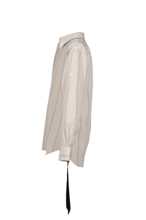 CLASSIC FOLD UP SLEEVE SHIRT / WHT/GRY/FOREST
