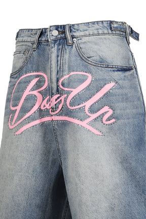 ARCH SHORT JEANS / BLU