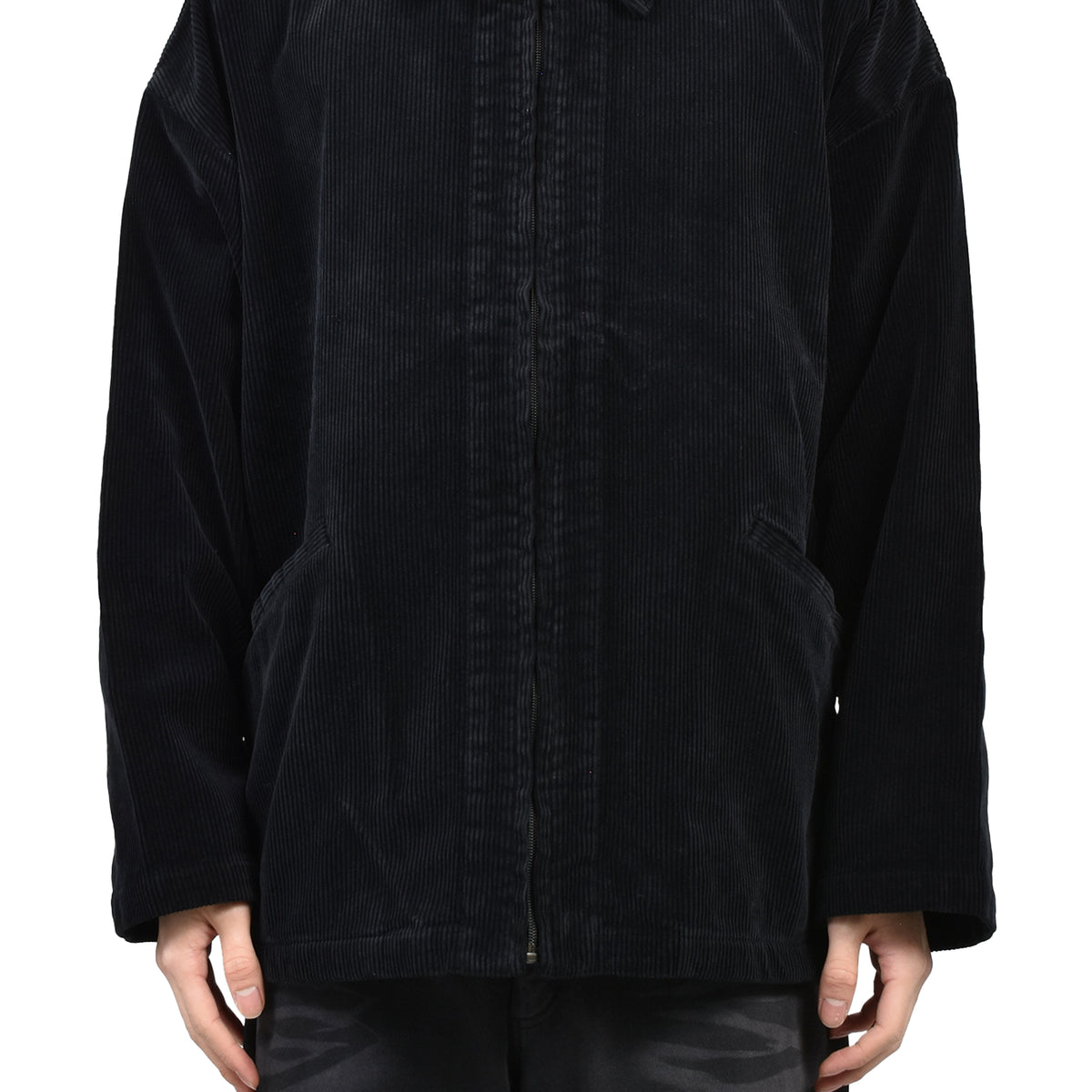 PORTER CLASSIC ポーター クラシック FW25 CORDUROY ZIP JACKET / BLK