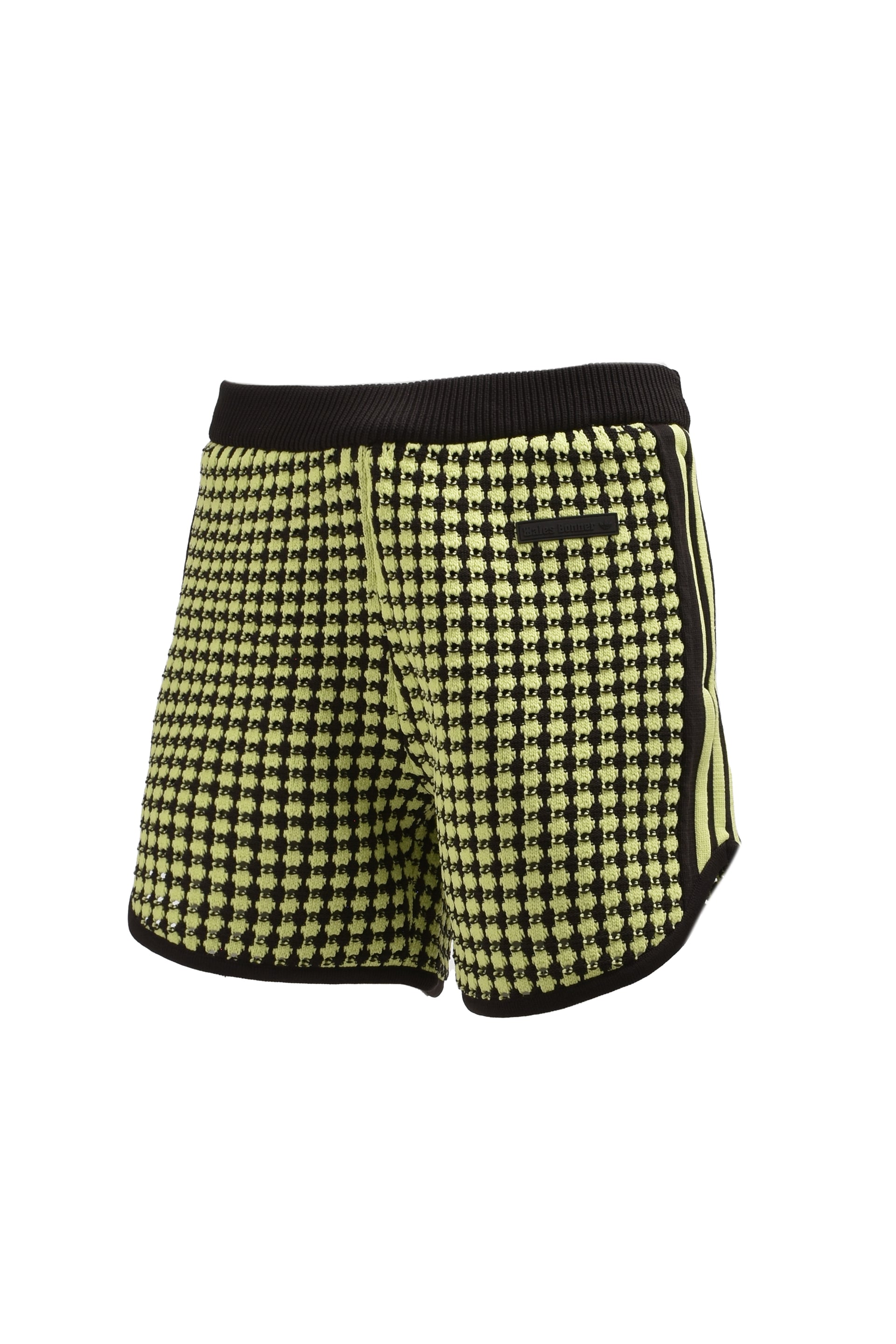 ADIDAS ORIGINALS BY WALES BONNER W B CROCHET SHORT / YEL