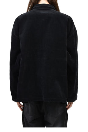 CORDUROY ZIP JACKET / BLACK 