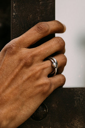 RING IN RING PEARL / SIL
