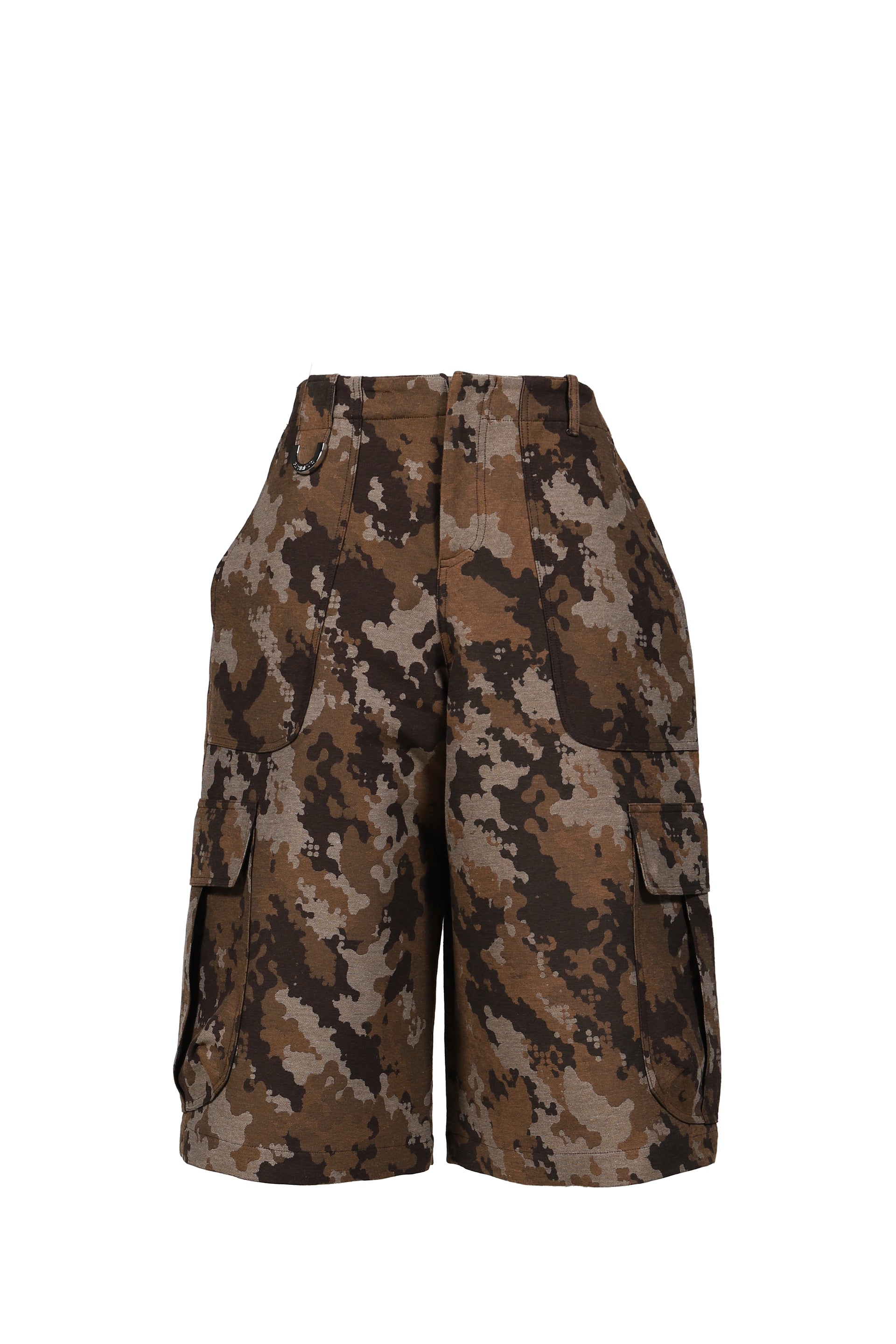 JACQUARD DOVE-CAMO CARGO SHORTS / BEI CAMO