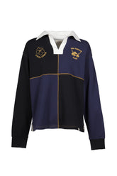 REGGAE KLUB RUGBY JERSEY / BLK/MIDNIGHT