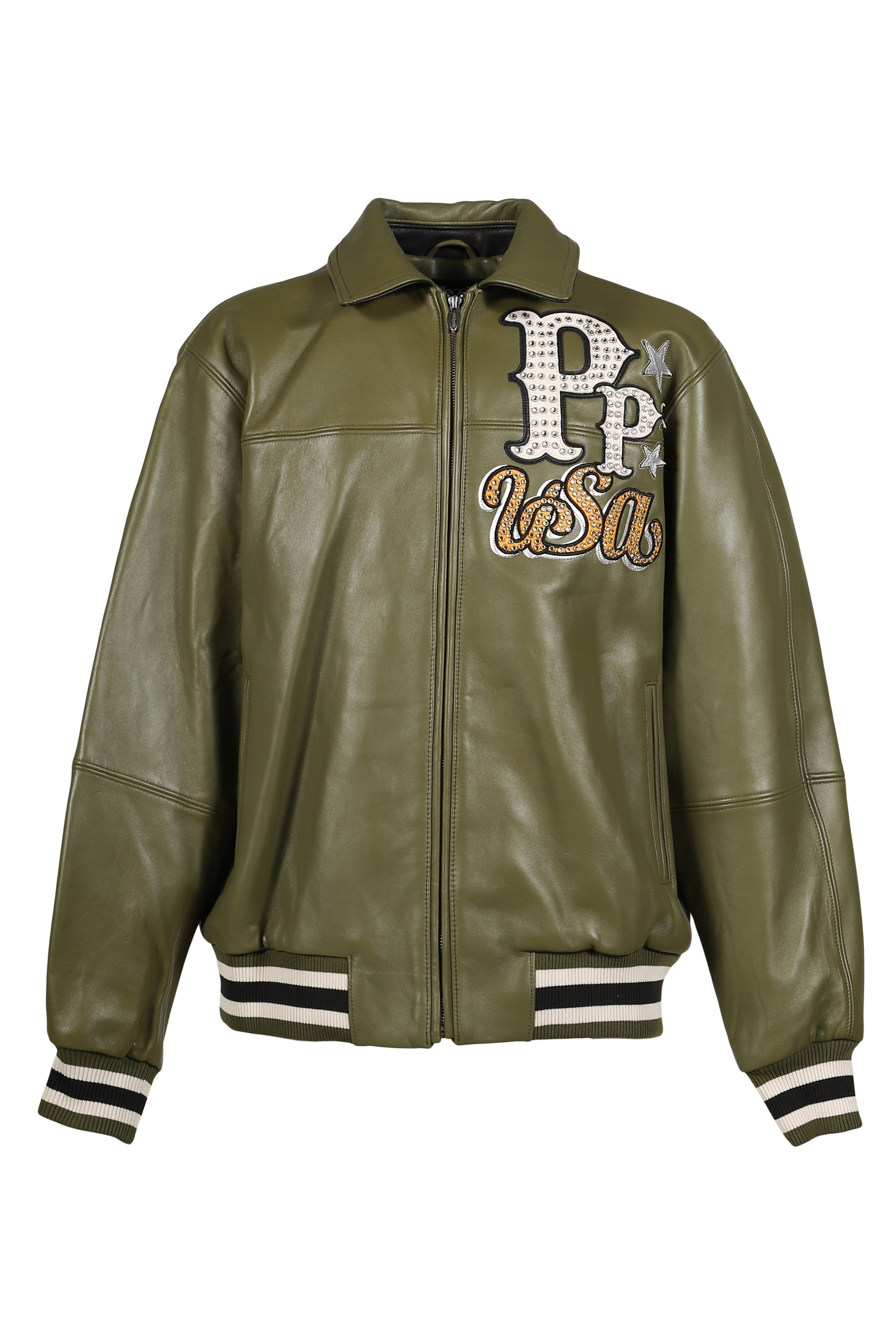 Pelle Pelle ペレペレ FW25 STARS AND STRIPES JACKET / OLV - NUBIAN