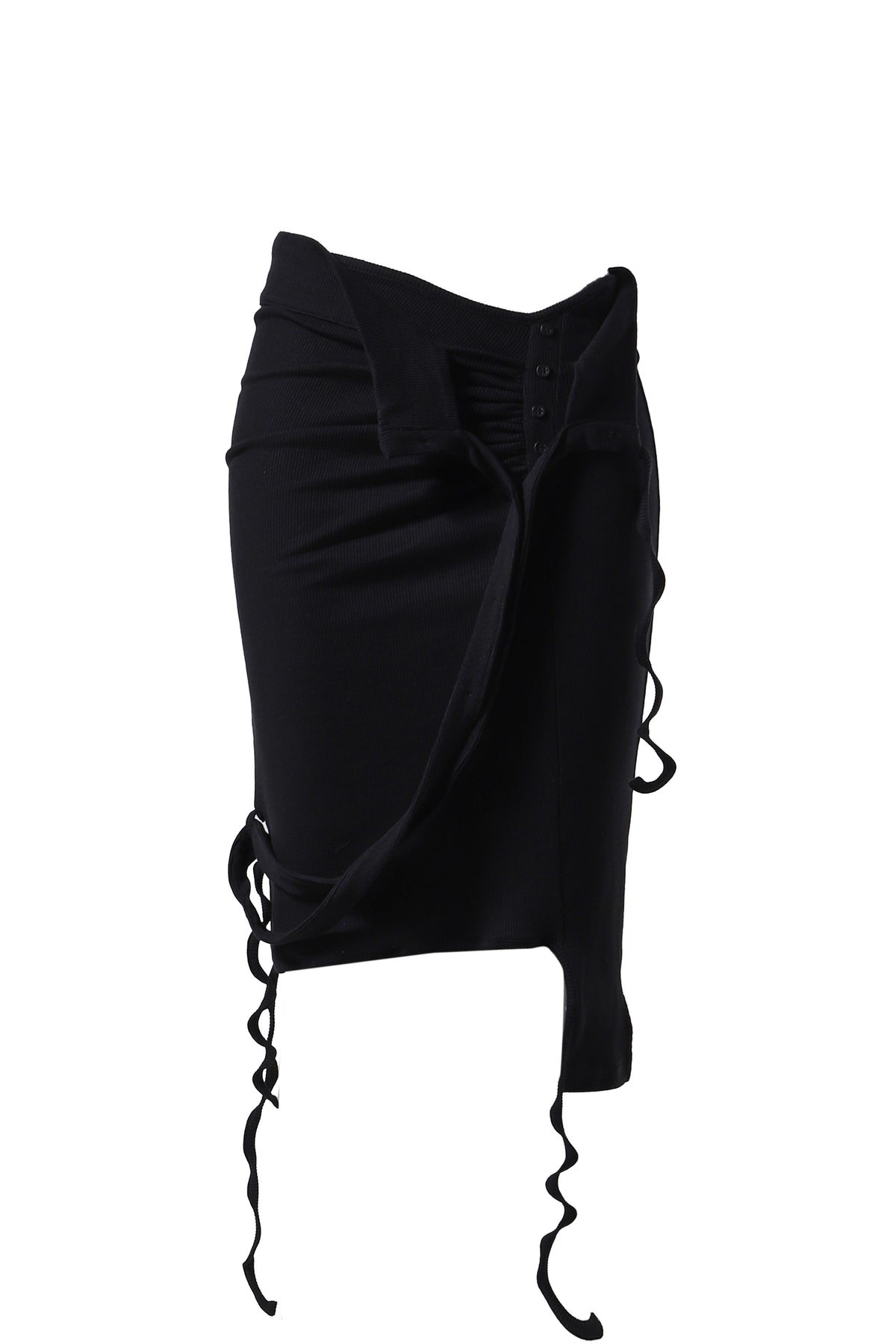 RIB SKIRT / BLK