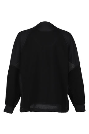White Mountaineering RAGLAN OVERSIZE PULLOVER / BLK