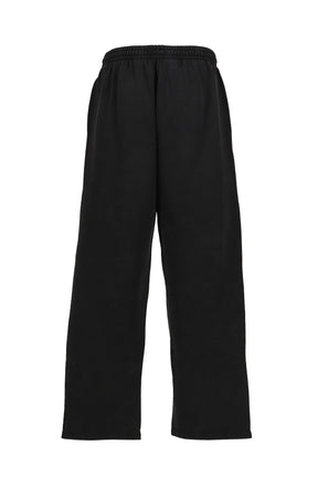 WIDE LEG TRACKPANTS / BLACK