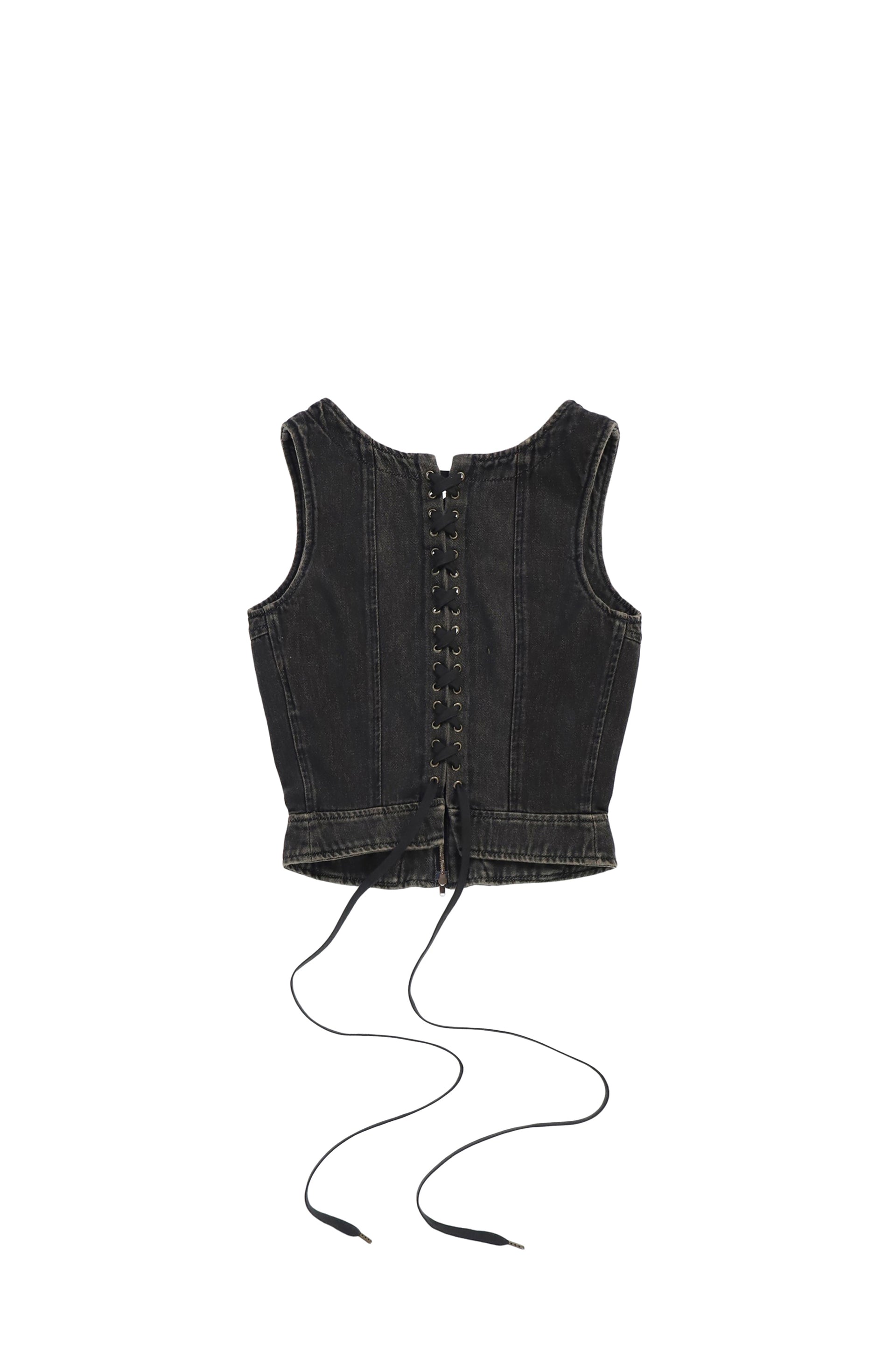 KNWLS CRD CORSET / BLK