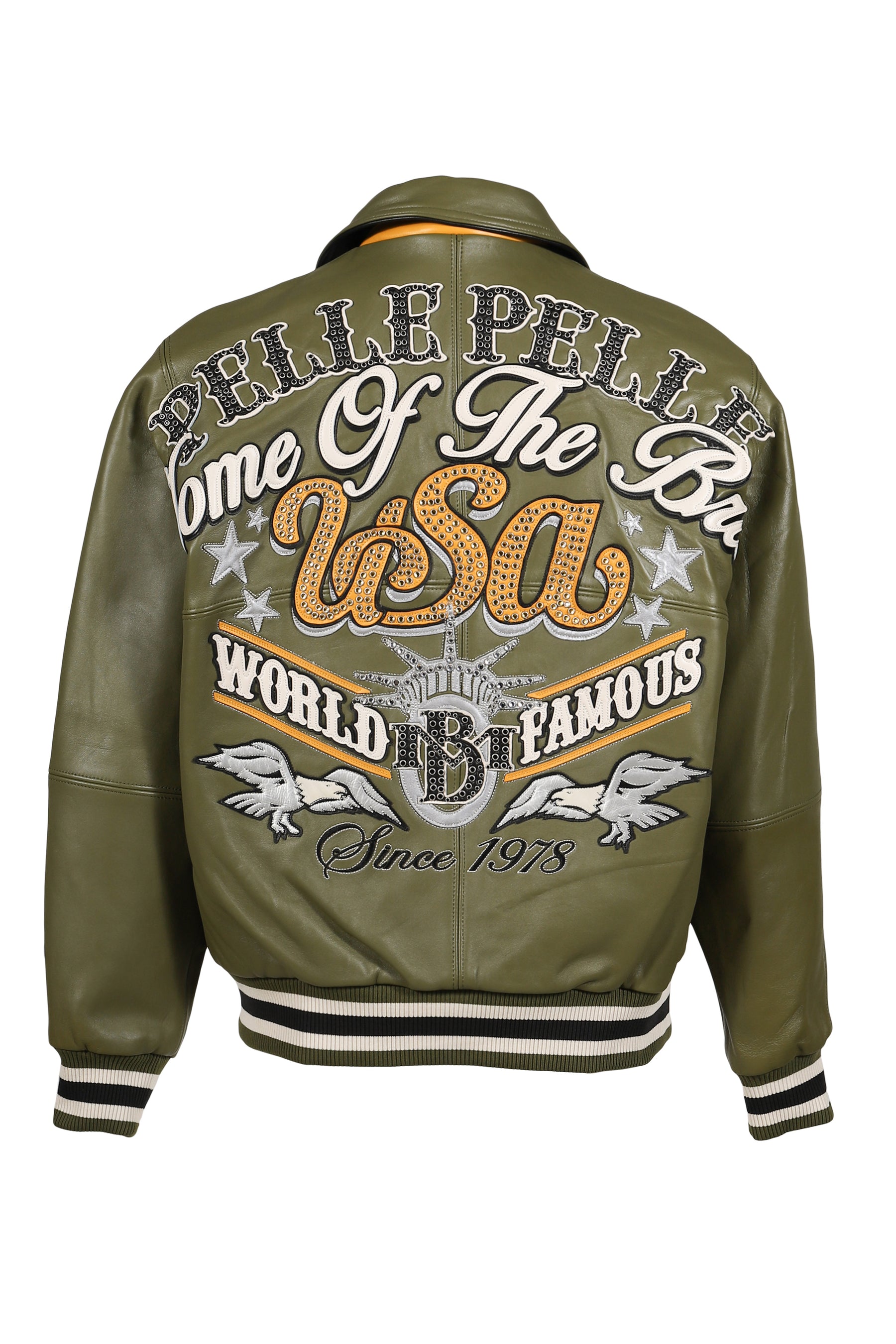 pellepelle ペレペレ　ボードウェア Pelle Pelle ペレペレ FW25 STARS AND STRIPES JACKET / OLV - NUBIAN
