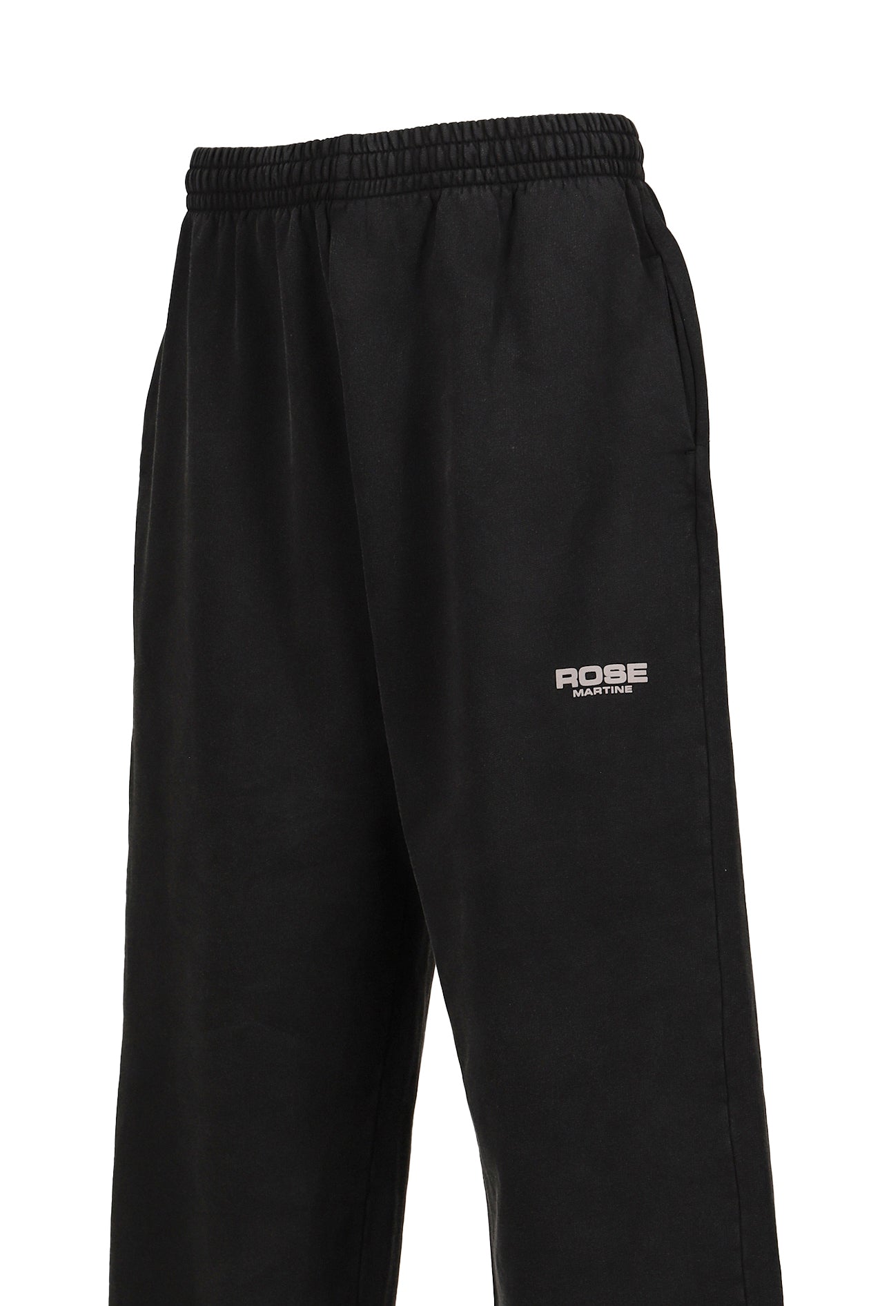 WIDE LEG TRACKPANTS / BLACK