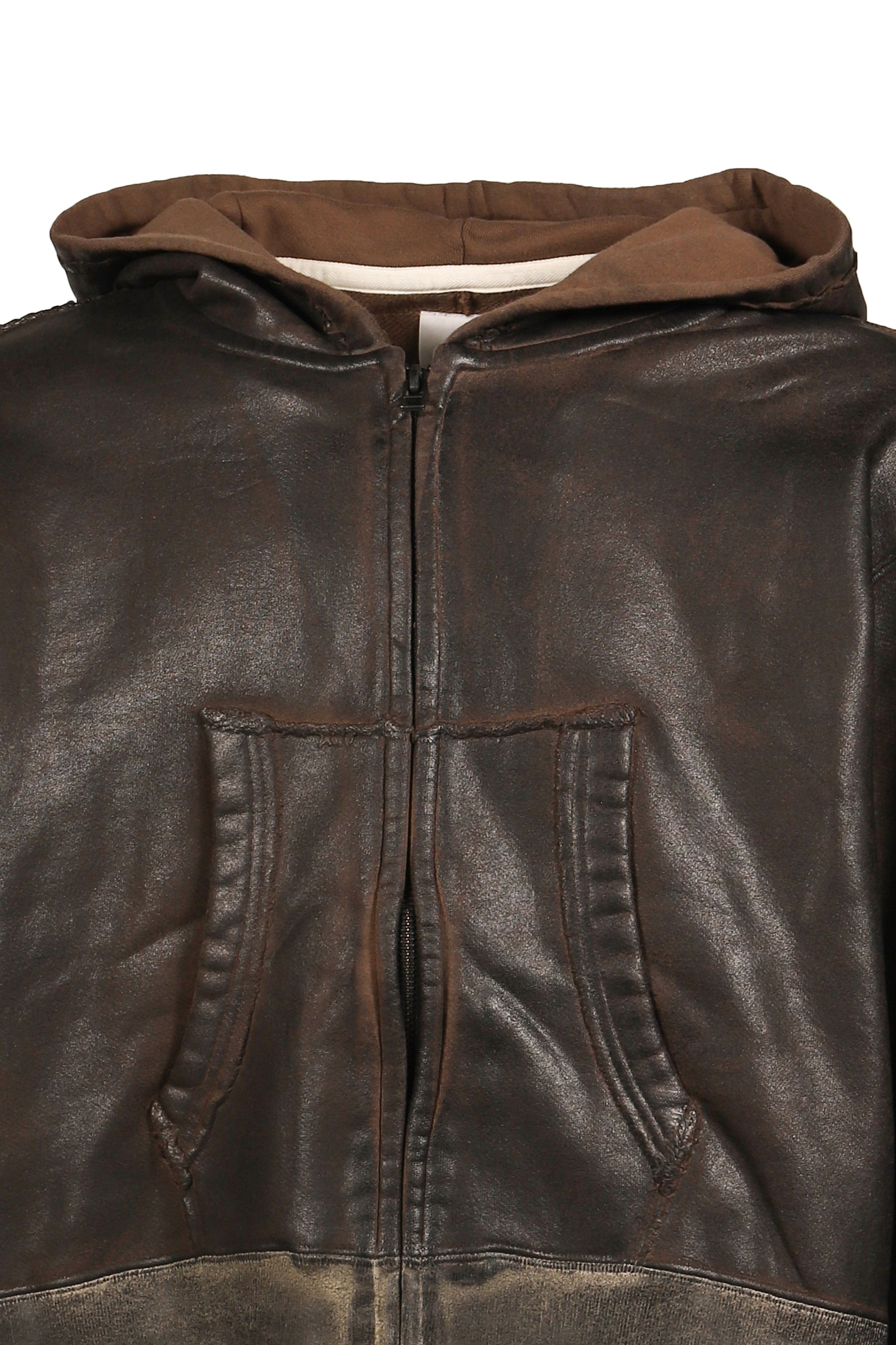 CRACKING COATED PARKA .14 / BRW