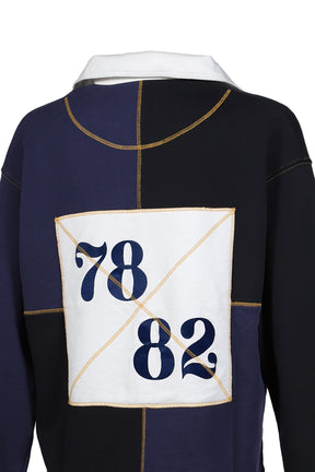 REGGAE KLUB RUGBY JERSEY / BLK/MIDNIGHT
