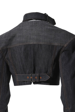 DENIM METRO JACKET / GRY