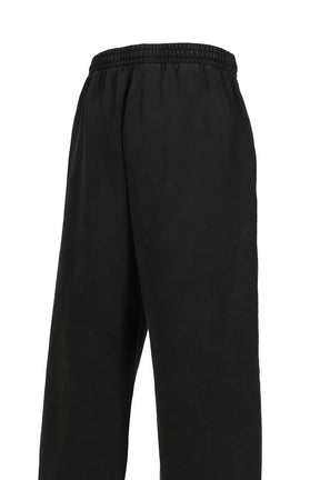 WIDE LEG TRACKPANTS / BLACK