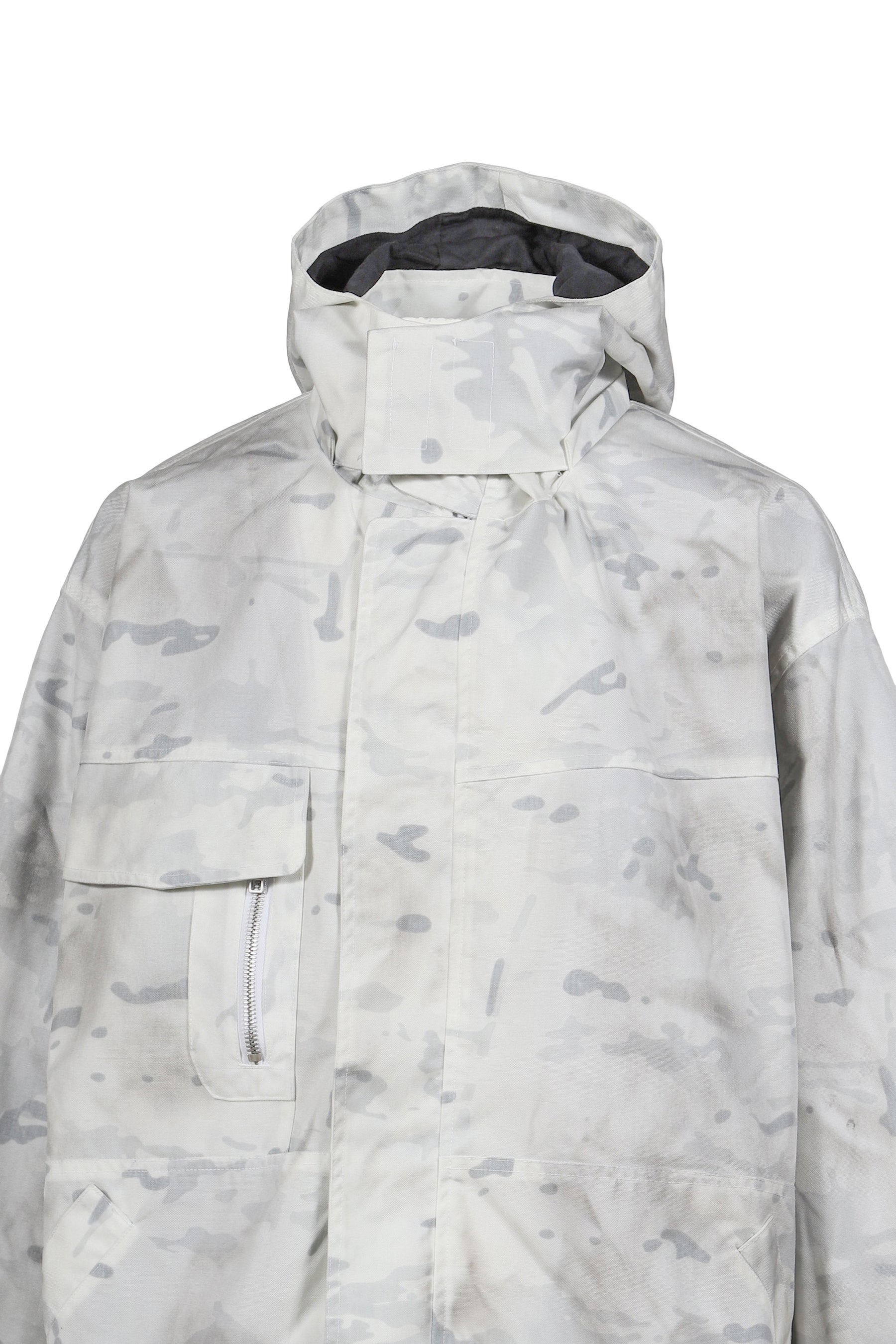 SHORT PARKA / DIRTY SNOW CAMO 