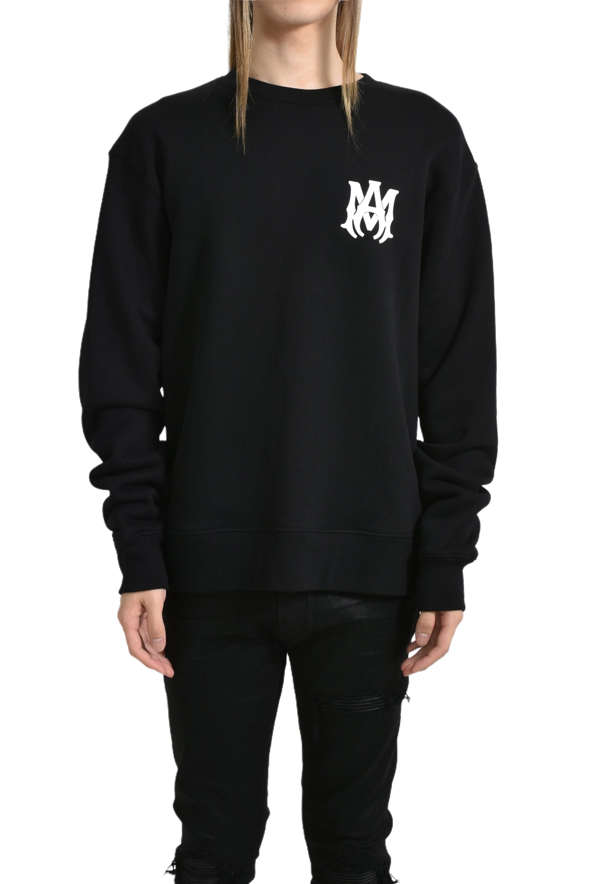 AMIRI アミリ FW24 MA CORE LOGO CREW / BLK - NUBIAN