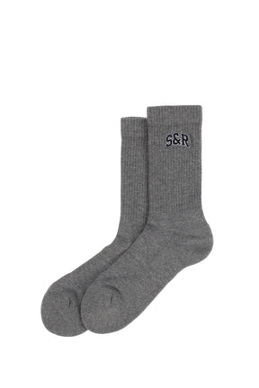 S&amp;R IVY SOCKS / HEATHER GRY