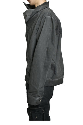 SPRIAL DENIM JACKET / DARK GRAY