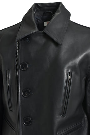 MASU エムエーエスユー FW25 CLASSIC MOTORCYCLE LEATHER JACKET / BLK